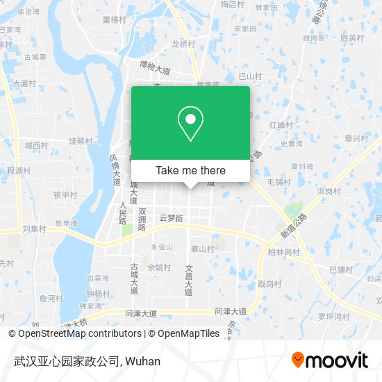 武汉亚心园家政公司 map