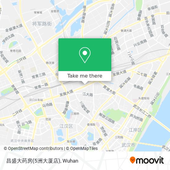 昌盛大药房(5洲大厦店) map