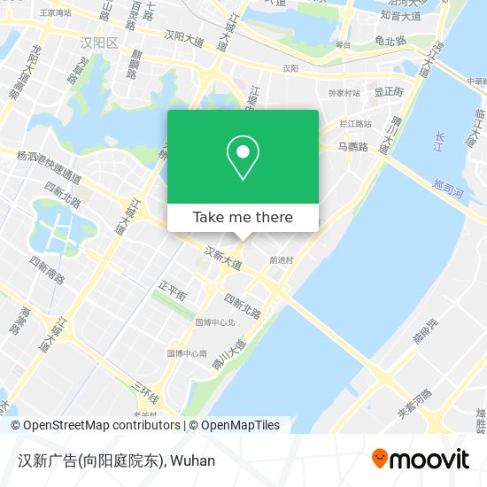 汉新广告(向阳庭院东) map