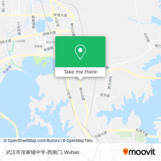 武汉市张家铺中学-西南门 map