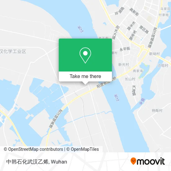 中韩石化武汉乙烯 map