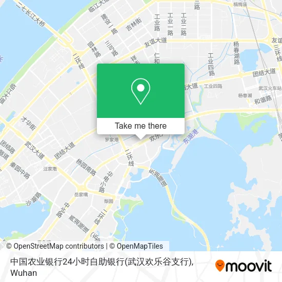 中国农业银行24小时自助银行(武汉欢乐谷支行) map