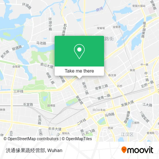 洪通缘果蔬经营部 map