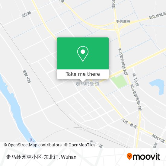 走马岭园林小区-东北门 map
