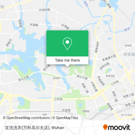 宜洗洗衣(万科高尔夫店) map