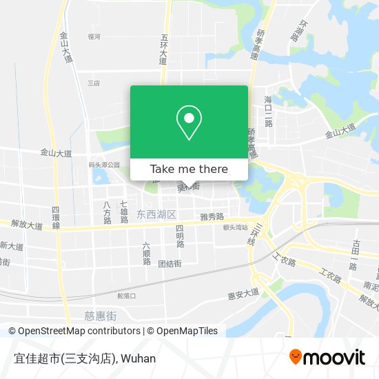 宜佳超市(三支沟店) map