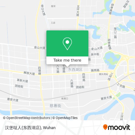 汉堡哒人(东西湖店) map