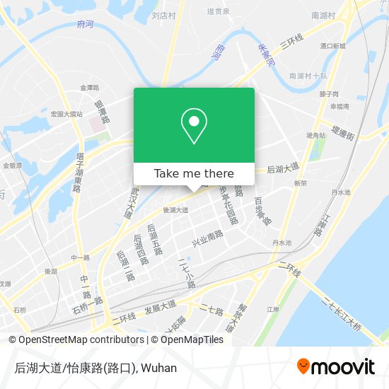 后湖大道/怡康路(路口) map