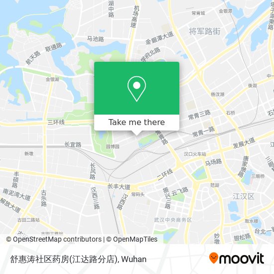 舒惠涛社区药房(江达路分店) map