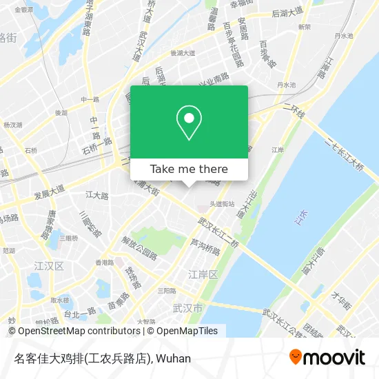 名客佳大鸡排(工农兵路店) map