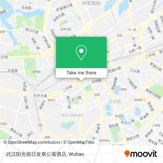 武汉阳光假日发展公寓酒店 map