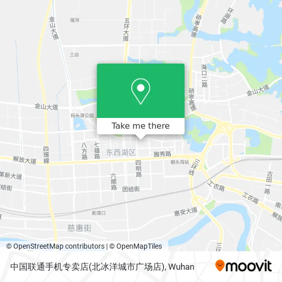中国联通手机专卖店(北冰洋城市广场店) map