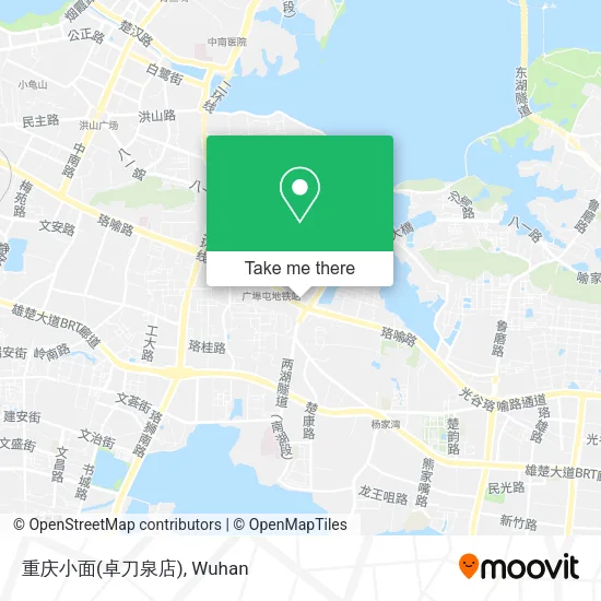 重庆小面(卓刀泉店) map