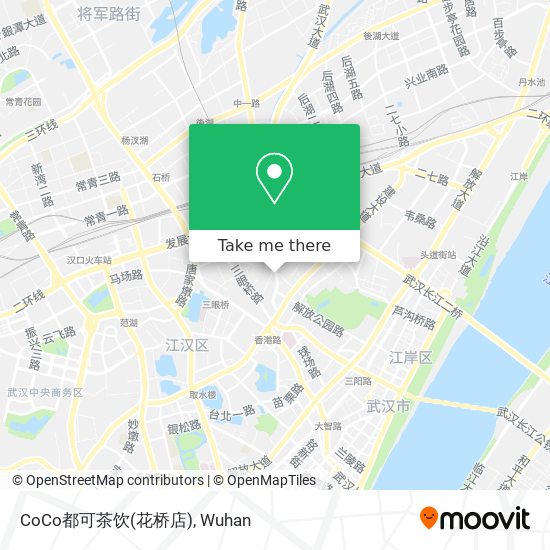 How To Get To Coco都可茶饮 花桥店 In 江岸区by Bus Or Metro