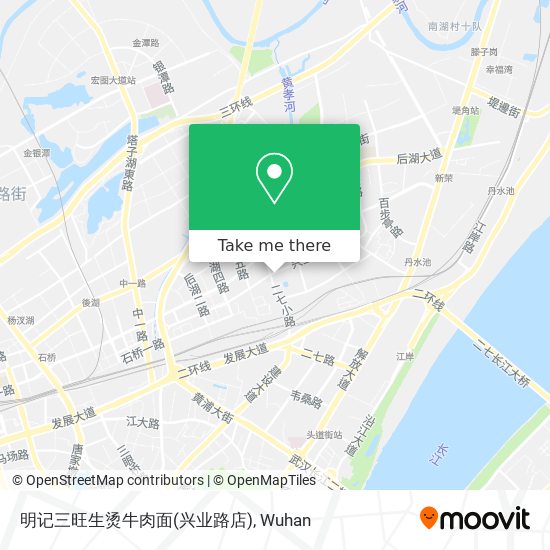 明记三旺生烫牛肉面(兴业路店) map