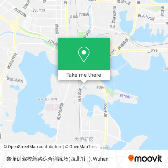 鑫谨训驾校新路综合训练场(西北1门) map