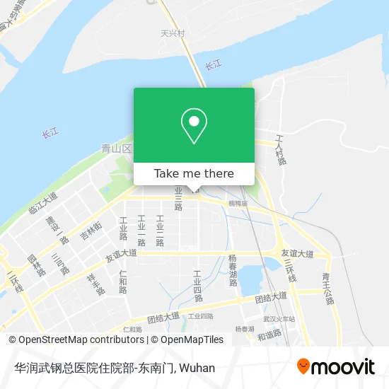 华润武钢总医院住院部-东南门 map