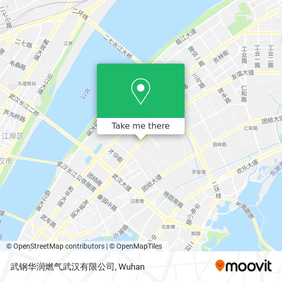 武钢华润燃气武汉有限公司 map