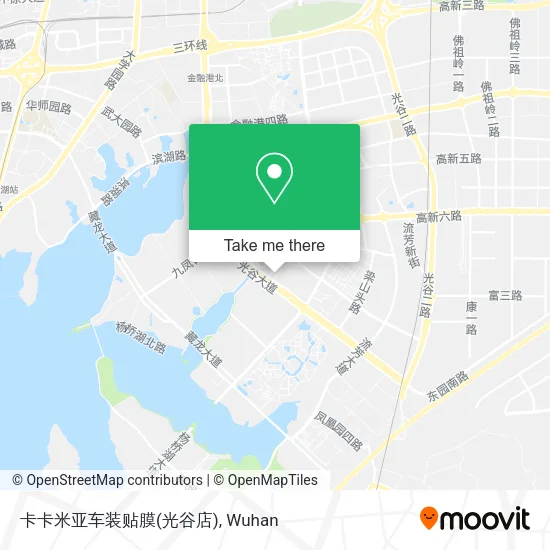 卡卡米亚车装贴膜(光谷店) map