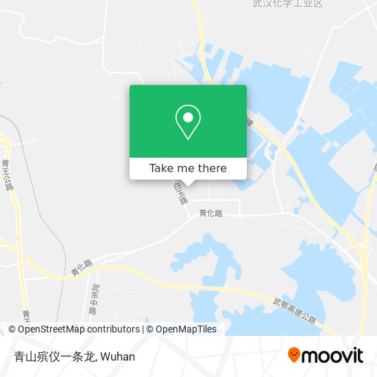 青山殡仪一条龙 map