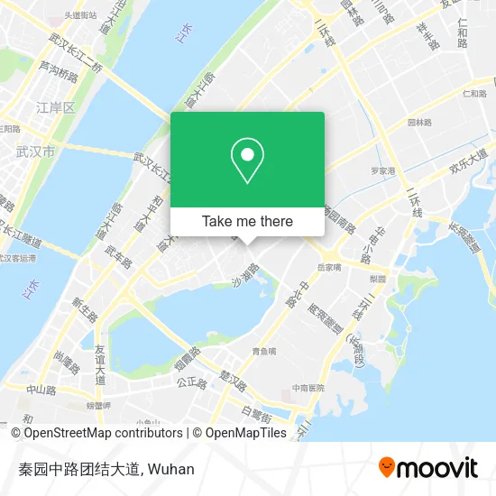 秦园中路团结大道 map