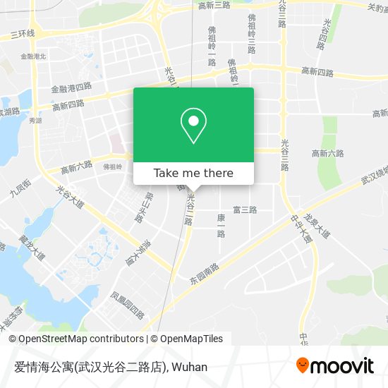 爱情海公寓(武汉光谷二路店) map
