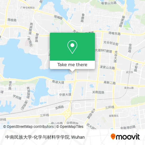 中南民族大学-化学与材料学学院 map
