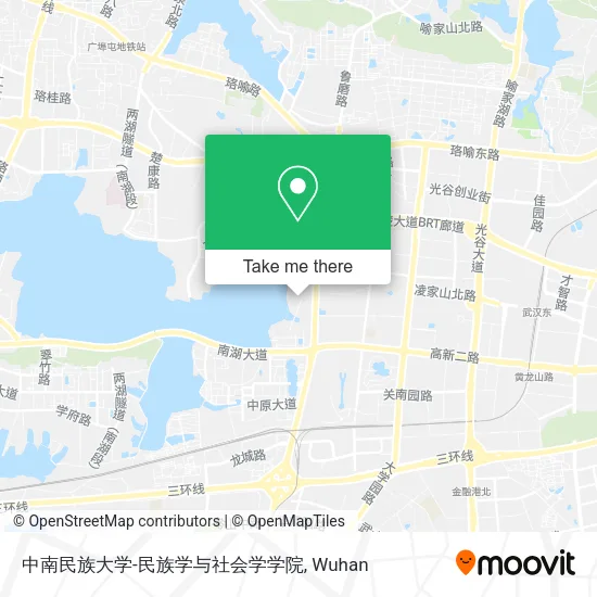 中南民族大学-民族学与社会学学院 map