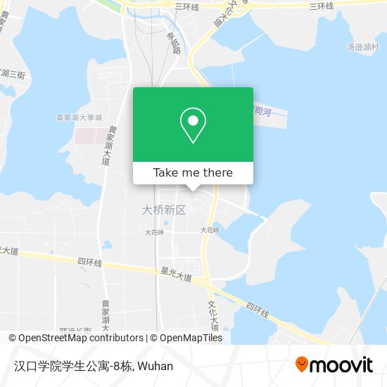 汉口学院学生公寓-8栋 map