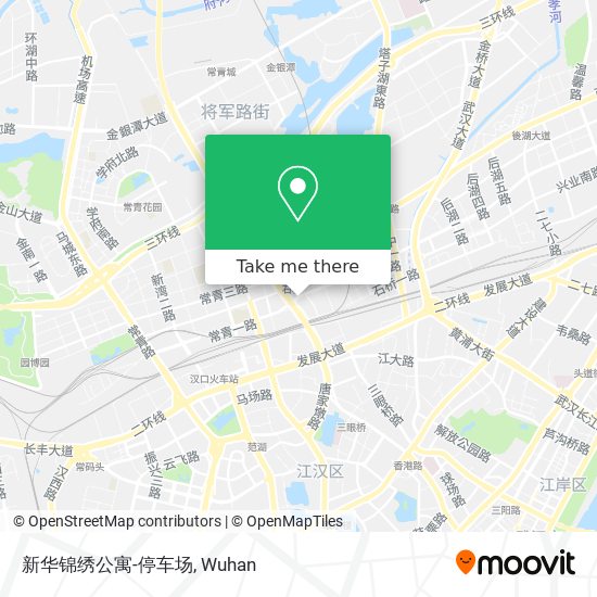 新华锦绣公寓-停车场 map