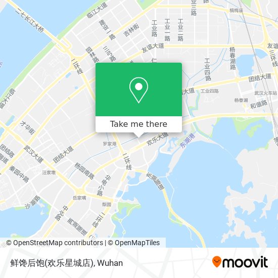 鲜馋后饱(欢乐星城店) map