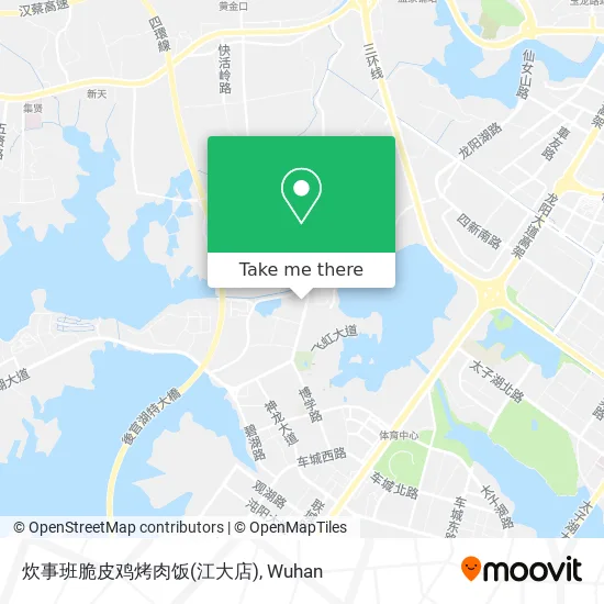 炊事班脆皮鸡烤肉饭(江大店) map