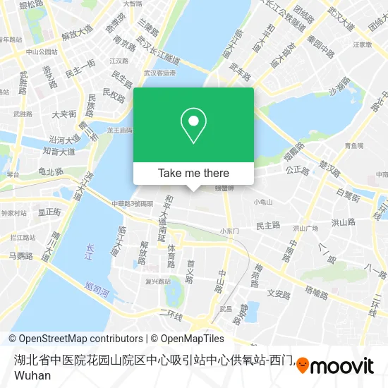 湖北省中医院花园山院区中心吸引站中心供氧站-西门 map