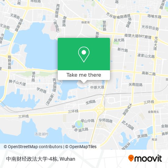 中南财经政法大学-4栋 map