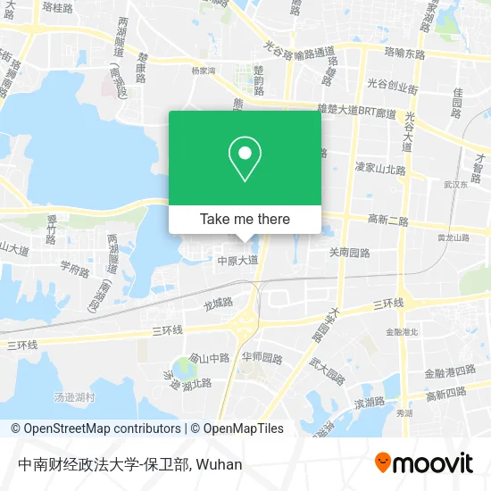 中南财经政法大学-保卫部 map