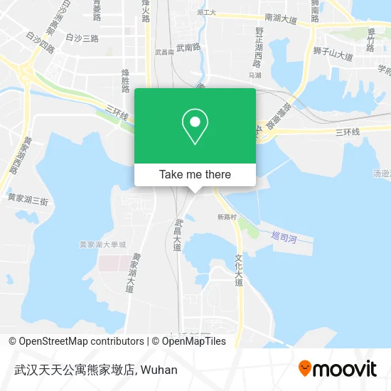 武汉天天公寓熊家墩店 map