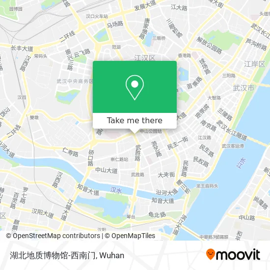 湖北地质博物馆-西南门 map