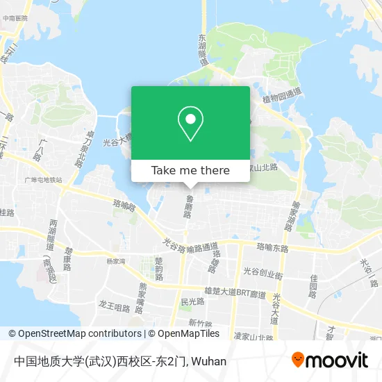 中国地质大学(武汉)西校区-东2门 map