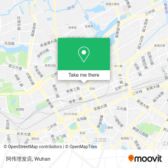 阿伟理发店 map