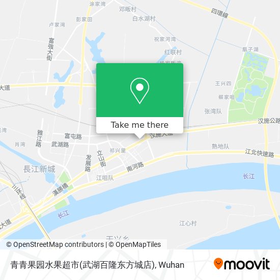 青青果园水果超市(武湖百隆东方城店) map