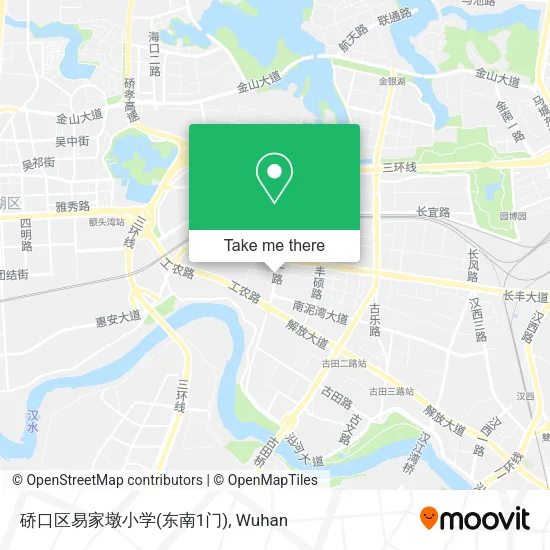 硚口区易家墩小学(东南1门) map