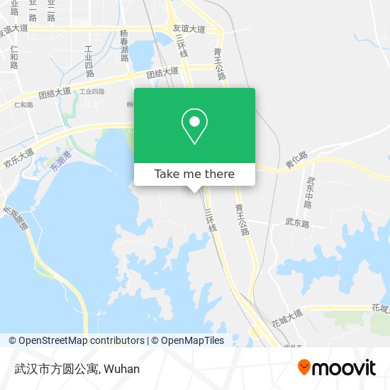 武汉市方圆公寓 map
