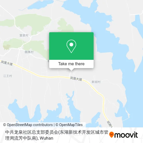 中共龙泉社区总支部委员会(东湖新技术开发区城市管理局流芳中队南) map
