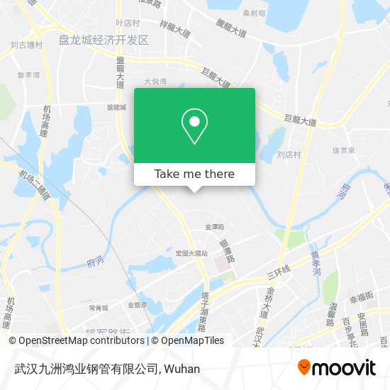 武汉九洲鸿业钢管有限公司 map