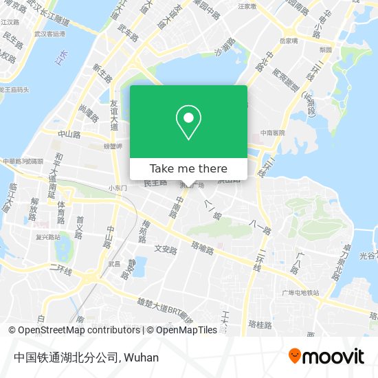 中国铁通湖北分公司 map