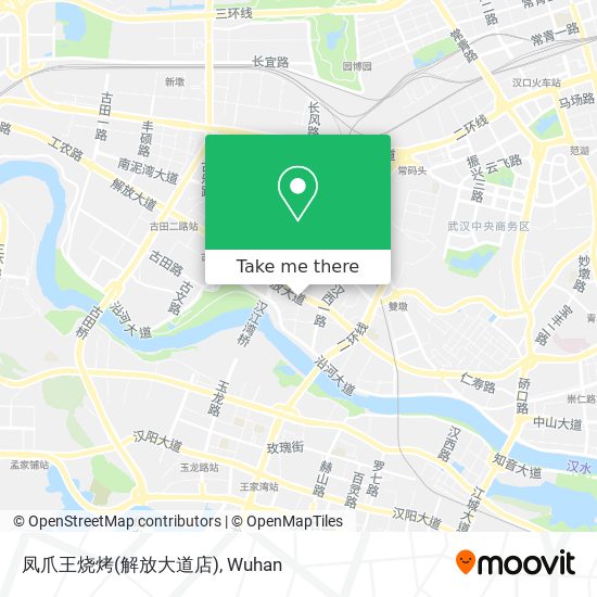 凤爪王烧烤(解放大道店) map