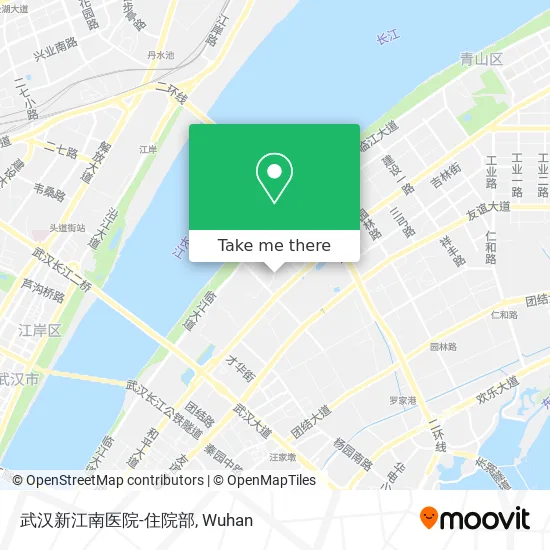 武汉新江南医院-住院部 map