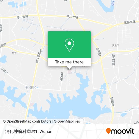 消化肿瘤科病房1 map