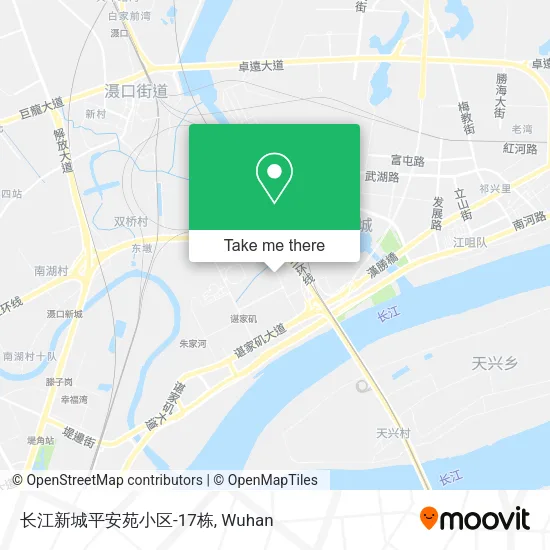 长江新城平安苑小区-17栋 map