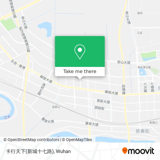 卡行天下(新城十七路) map